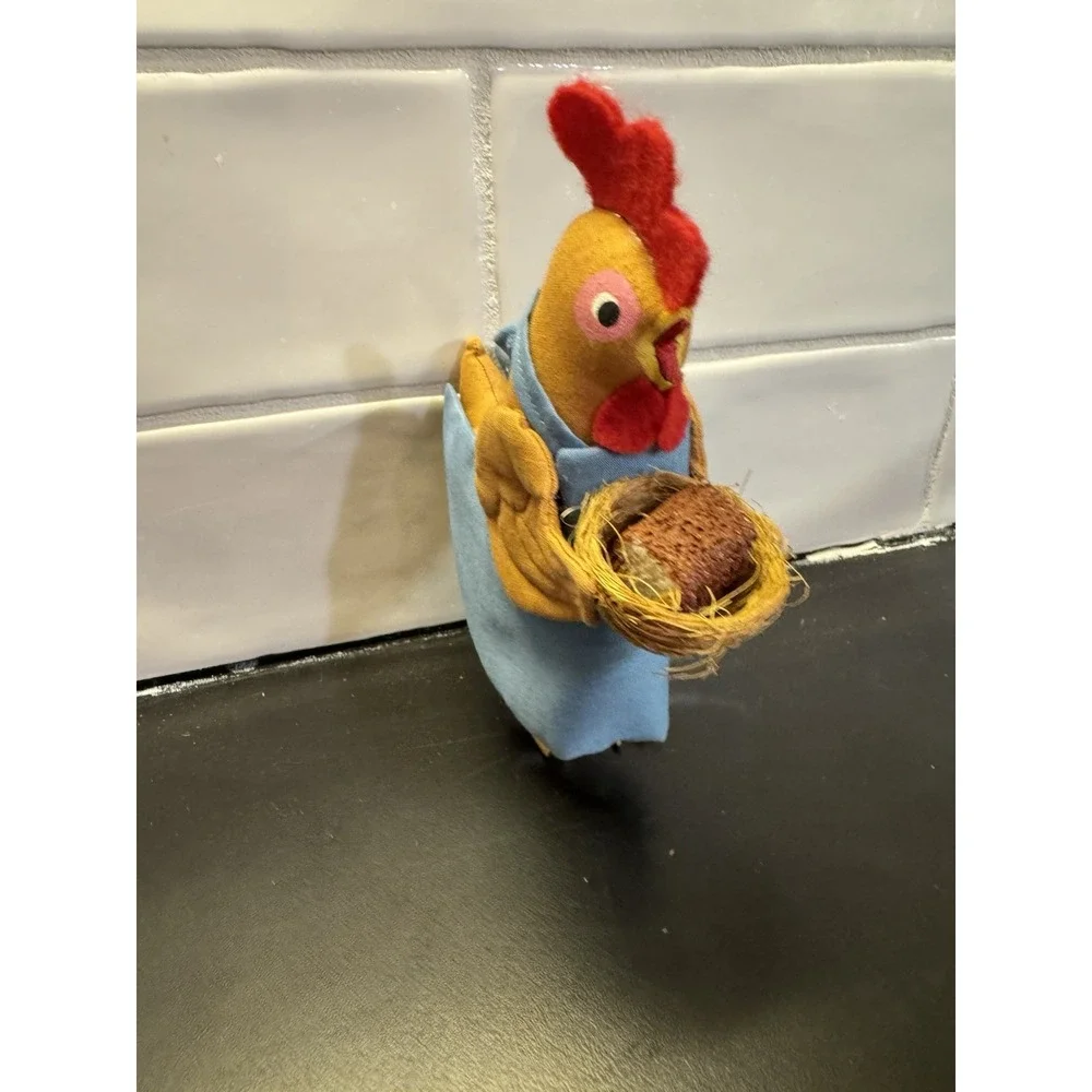 Gladys Boalt Chicken With Basket Christmas Ornament Signed‎ & Dated 1980